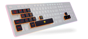 Teclado Gamer Rgb Cougar Vantar Pro Teclas Planas Anti-Ghosting