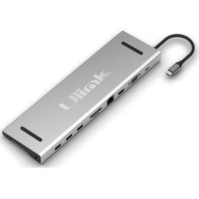 Hub Multipuerto Type-C (10en1) Profesional PD60W 4K Gigabyte