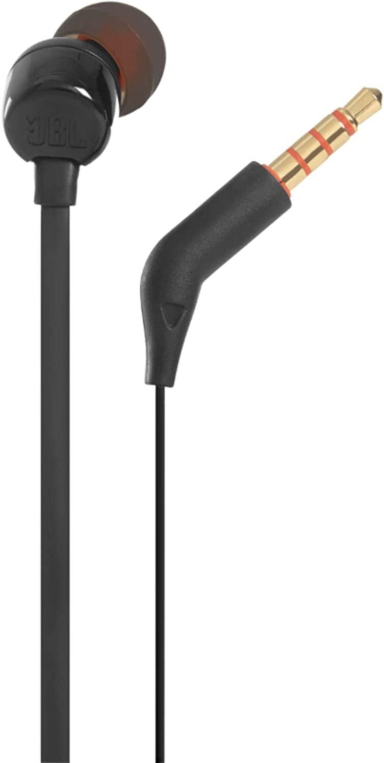 Auriculares Internos con Micrófono JBL T110 3.5mm, Color Negro
