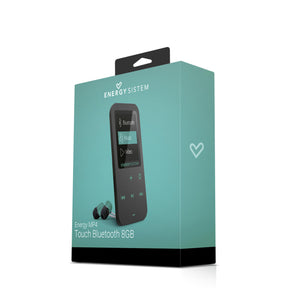 MP4 Bluetooth Energy Sistem Touch 8GB Negro/Coral - Reproductor