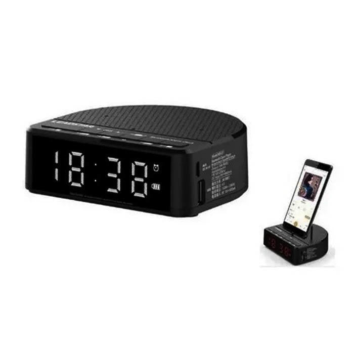PRODUCTO AGOTADO Radio Reloj Despertador Irt Bluetooth Fm Micsd Mp3 Lcd  Clock :: www